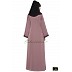Front open Abaya- Puce Pink Front open Abaya- Puce Pink